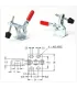 Sujetador Cama Fresado Cnc - Clip Toggle Clamp 30kg - Merkatronix