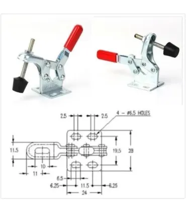 Sujetador Cama Fresado Cnc - Clip Toggle Clamp 30kg - Merkatronix