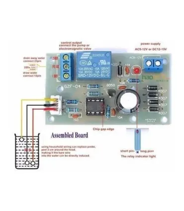 Modulo Controlador Nivel De Liquido Agua - - Merkatronix