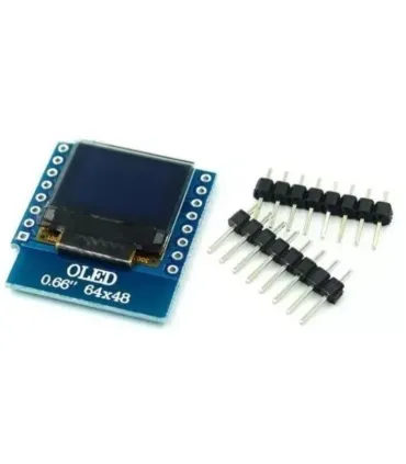 Mini Pantalla Oled Display 0.66 64x48 I2c Arduino - Merkatronix