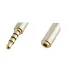 Adaptador Audio Conversor 2.5mm a  3.5mm - Merkatronix