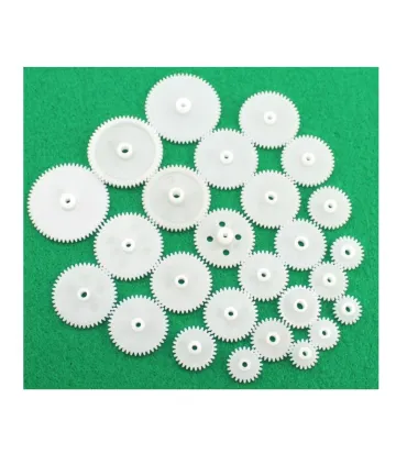 Kit 25 Piñones Eje 2mm - Proyectos Eléctricos - Merkatronix