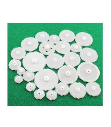 Kit 25 Piñones Eje 2mm - Proyectos Eléctricos - Merkatronix