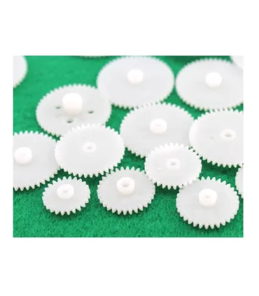 Kit 25 Piñones Eje 2mm - Proyectos Eléctricos - Merkatronix