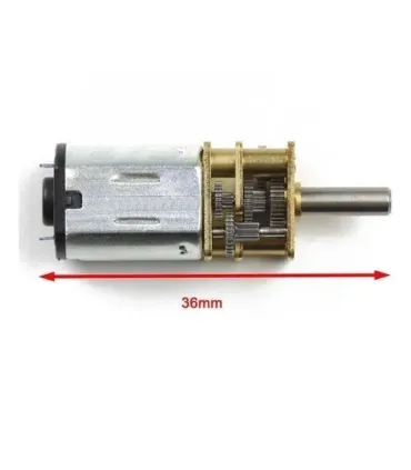 Motorreductor N20 300 Rpm - Motor Dc Robot 6v Con - Merkatronix