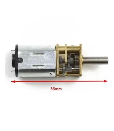 Motorreductor N20 600 Rpm - Motor Dc 6v - 12v Con - Merkatronix