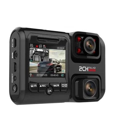 Dvr Camara Seguridad Carro 4k - Doble Cámara - Merkatronix