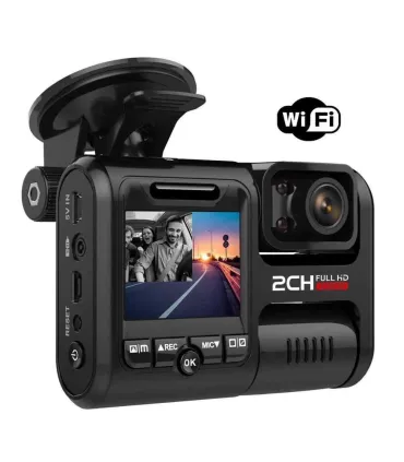 Dvr Camara Seguridad Carro 4k - Doble Cámara - Merkatronix
