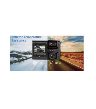 Dvr Camara Seguridad Carro 4k - Doble Cámara - Merkatronix