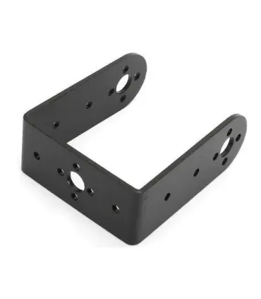 Soporte Servo Motor En U Aluminio Para Mg995 Mg996r - Merkatronix