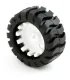 Llanta En Goma Para Motor N20 43mm - Merkatronix