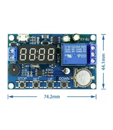Módulo Temporizador Tiempo Real 5-60v - Merkatronix
