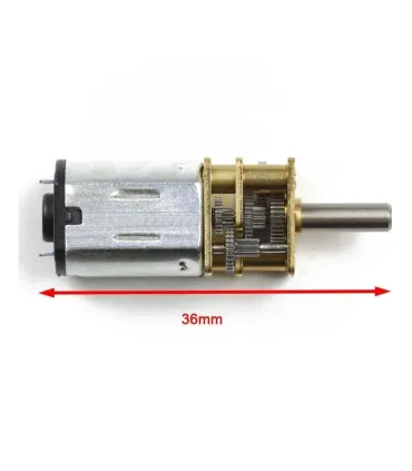 Motorreductor N20 600 Rpm - Motor Dc Robot 6v - 12v - Merkatronix