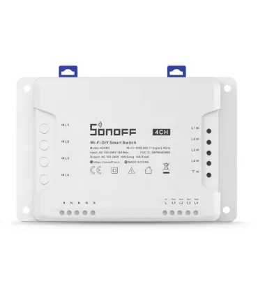 Sonoff 4ch -  4 Canales - Interruptor Wifi - - Merkatronix