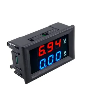 Mini Voltímetro Y Amperímetro Digital 100v 10a - Merkatronix
