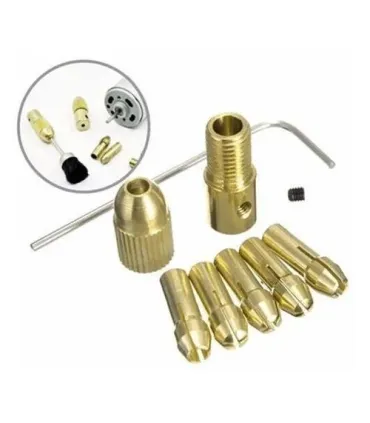 Mandril Mini Brocas - Portabrocas Collet Drill Eje - Merkatronix