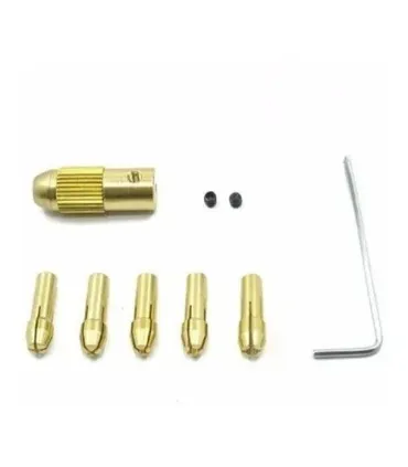 Mandril Mini Brocas - Portabrocas Collet Drill Eje - Merkatronix