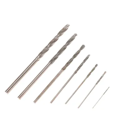 Brocas Milimétricas Tipo Aguja - 10 Unidades - Merkatronix