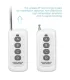 Control Rf 433mhz 4 Botones Largo Alcance Y Antena - Merkatronix