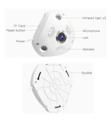 Cámara Wifi Vstarcam Seguridad  360º  Monitor - Merkatronix