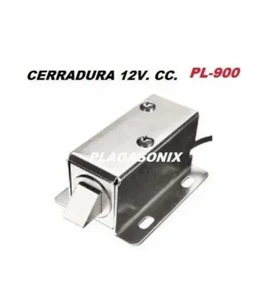 Cerradura Electrica Solenoide Mediana 12v - Merkatronix