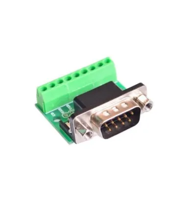Adaptador Conector Db9 Bornera Terminales Macho - Merkatronix
