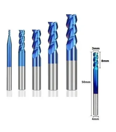 Fresa Para Corte Aluminio Carburo De Tungsteno - Merkatronix