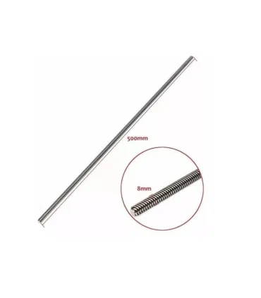 Varilla Roscada Trapezoidal 8mm - T8 - 4 Hilos X - Merkatronix