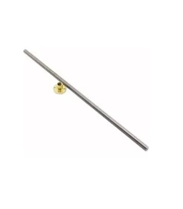 Varilla Roscada Trapezoidal 8mm - T8 - 4 Hilos X - Merkatronix