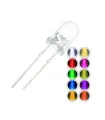 Led 5mm Chorro - Alto Brillo Calidad X 100 Unidades Surtidas