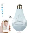 Bombillo Camara Espía 960p Visión 360 Grados Wifi Ip
