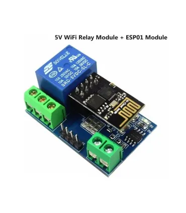 Modulo Wifi Con Relé - Esp8266 5v Wifi Relay - - Merkatronix