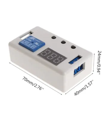 Módulo Temporizador Con Rele 12v + Case Protector - Merkatronix