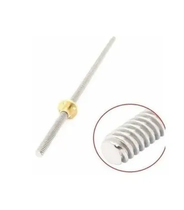 Varilla Roscada Trapezoidal 8mm - T8 - 4 Hilos X - Merkatronix