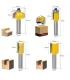 Kit Fresa Madera Tallado Mdf 12 Piezas Vástago 8mm - Merkatronix