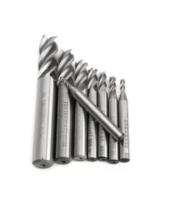 Broca Fresa De Metal 2- 12mm - Cnc - Router X 8 - Merkatronix