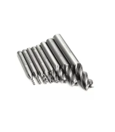 Broca Fresa De Metal 2- 12mm - Cnc - Router X 8 - Merkatronix