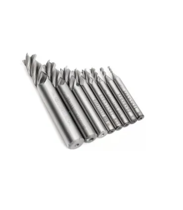 Broca Fresa De Metal 2- 12mm - Cnc - Router X 8 - Merkatronix