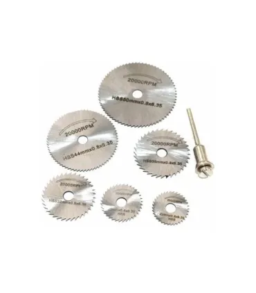 Juego Mini Sierras Hss Para Mototool Con Dremel- 6 - Merkatronix