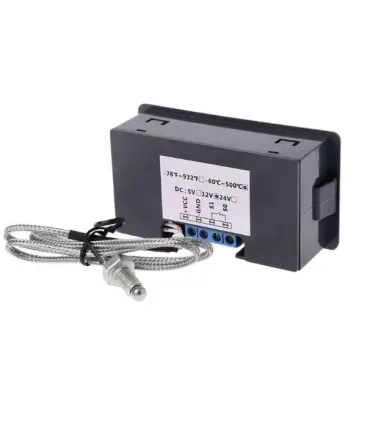 Termostato Digital 60 - 500 Grados 12v Tipo K - Merkatronix