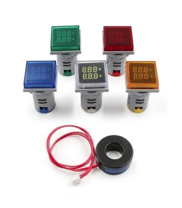 Voltimetro Amperimetro Digital Ac 50-500v 100a - Merkatronix