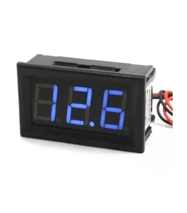 Mini Voltímetro Digital 7 Segmentos 4.5-30 V Dc - Merkatronix