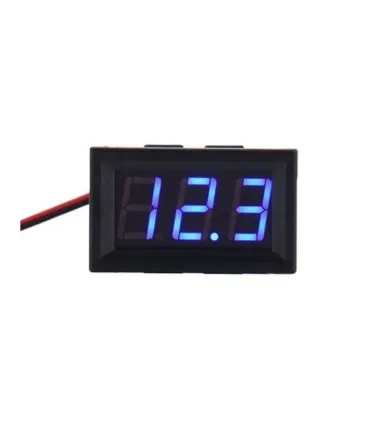 Mini Voltímetro Digital 7 Segmentos 4.5-30 V Dc - Merkatronix