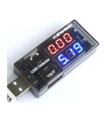 Tester Medidor De Corriente Y Voltaje Usb Tester - Merkatronix