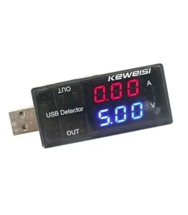 Tester Medidor De Corriente Y Voltaje Usb Tester - Merkatronix