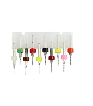 Juego De Brocas Milimetricas Pcb 1.1mm - 2mm - 10 - Merkatronix