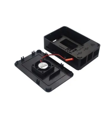 Case Carcasa Para Raspberry Pi 4b + Ventilador - Merkatronix