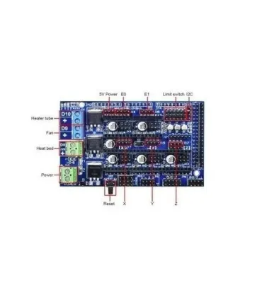 Shield Ramps Versión Mejorada 1.6 Impresora 3d - Merkatronix