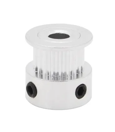 Polea 20 Dientes Gt2 Eje 5mm Ancho 6mm Motor Paso - Merkatronix