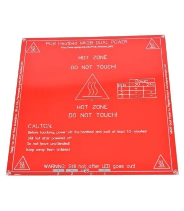 Cama Caliente Pcb Heatbed Mk2b Para Impresora 3d - Merkatronix
